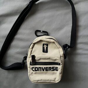 Rick Owens DRKSHDW Beige Converse Edition Pouch